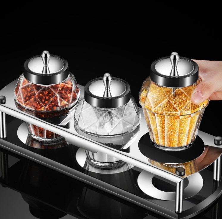 Elevate Your Cooking with Our Kitchen Utensils Seasoning Jar Spoon Cover One